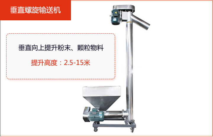適合垂直或大傾角輸送粉狀、顆粒物料